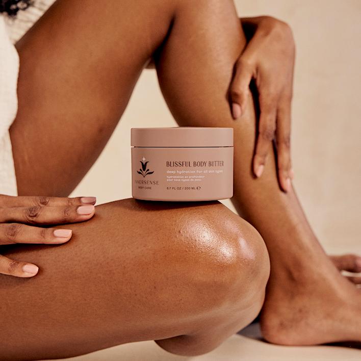 Zart-gepflegte Haut mit Innersense Body Butter