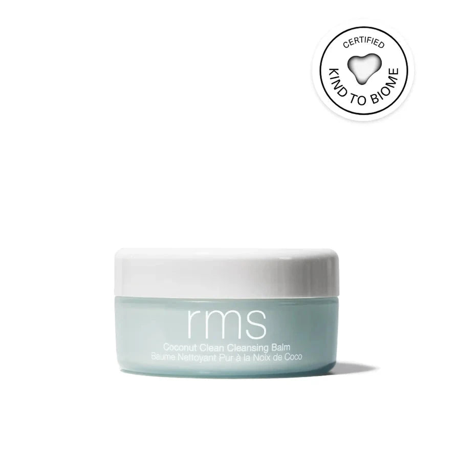 RMS Beauty Coconut Clean Cleansing Balm vor weißem Hintergrund.