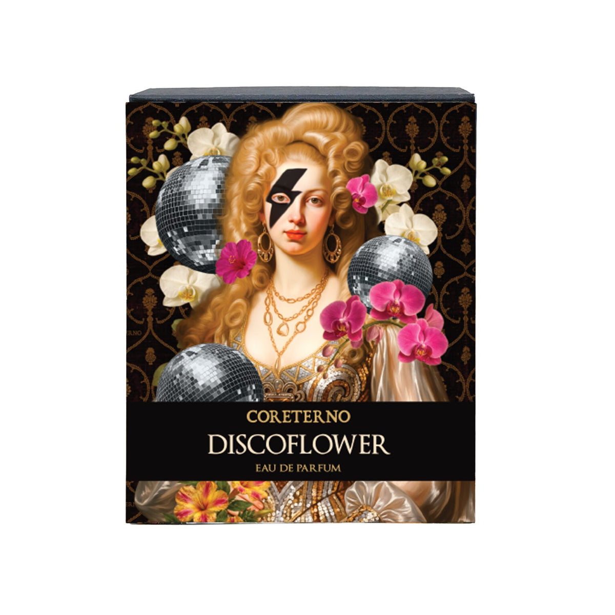 Verpackung Coreterno -Disco Flower, Eau de Parfum.