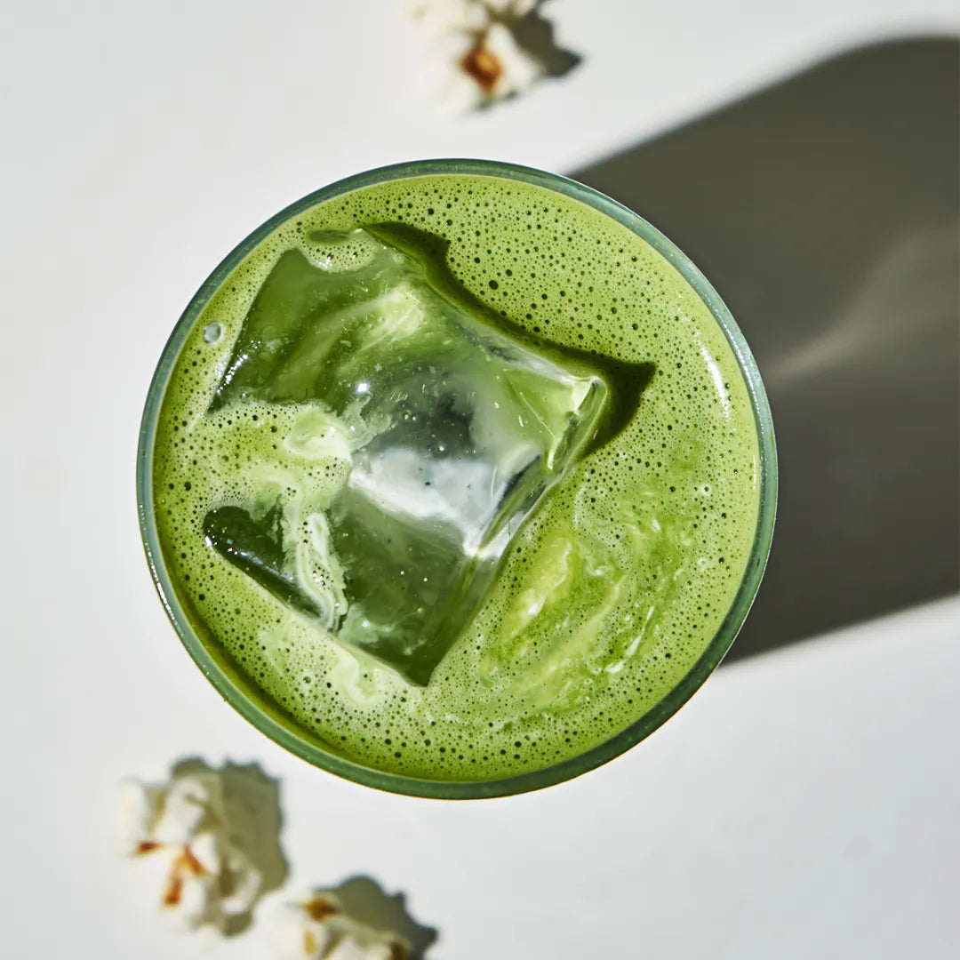 Popcorn Matcha mit zeremoniellem Matcha aus Kyushu