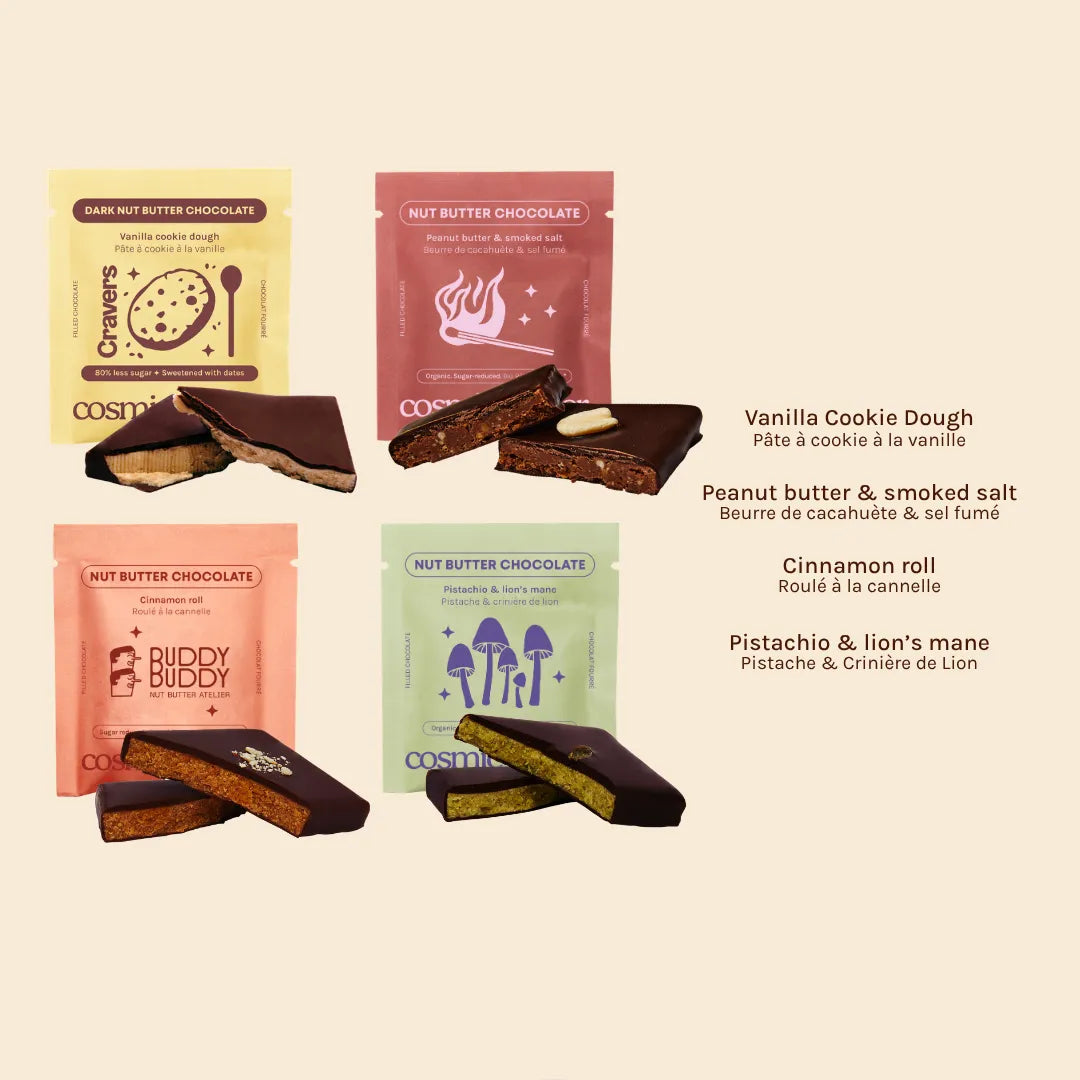 Cosmic Dealer 4 Nut Butter Chocolates