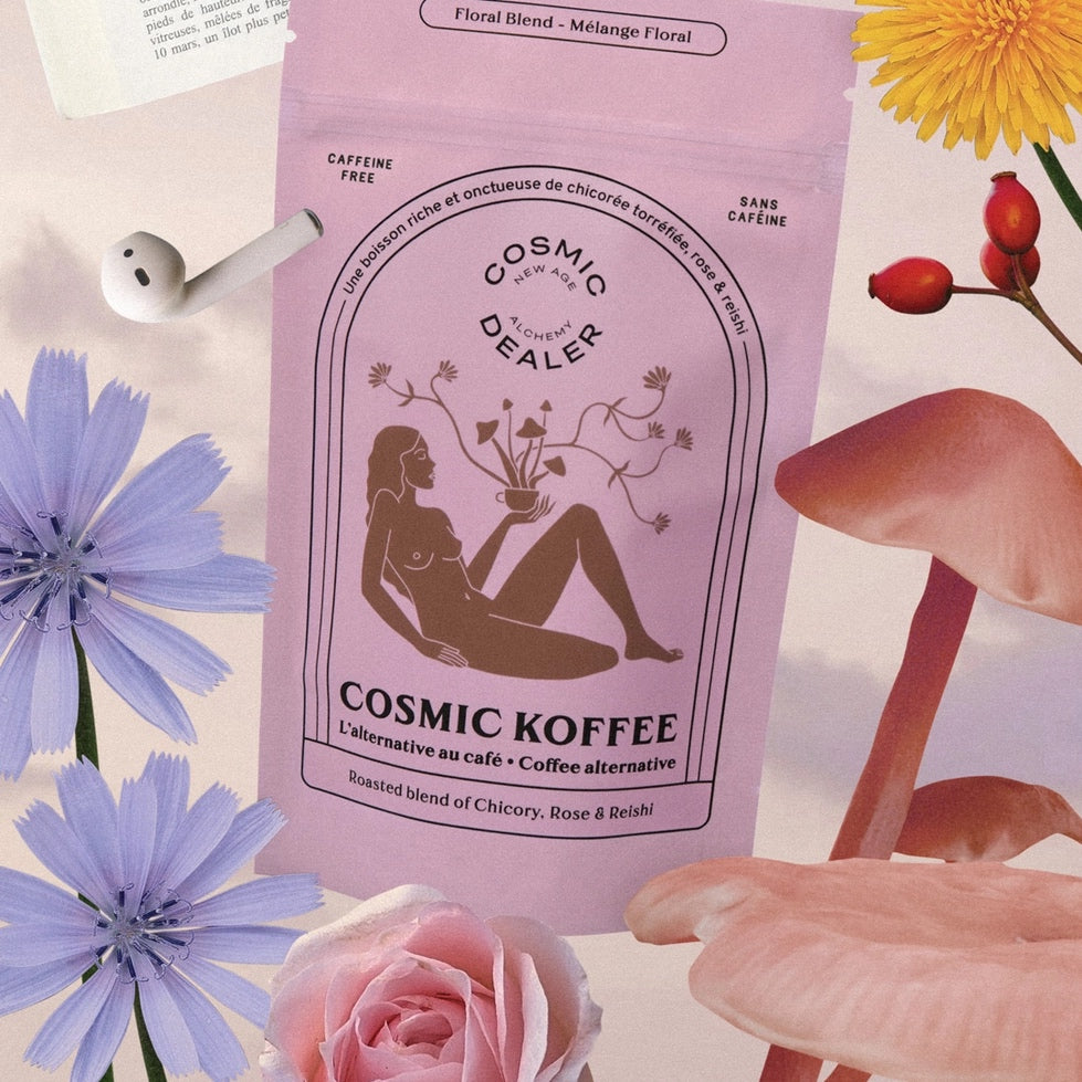 Cosmic Dealer Floral Koffee - Entspannung und Beruhigung mit Reishi und Rose North Glow