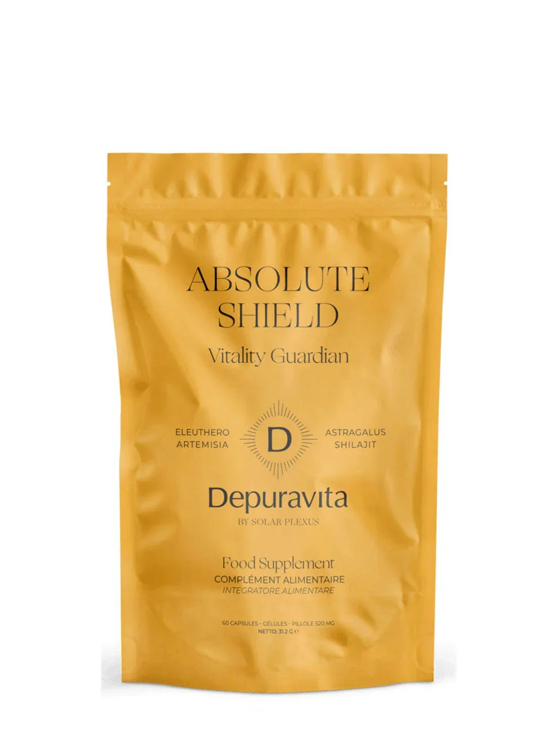 Absolute Shield Kapseln Refill von Depuravita mit Shilajit