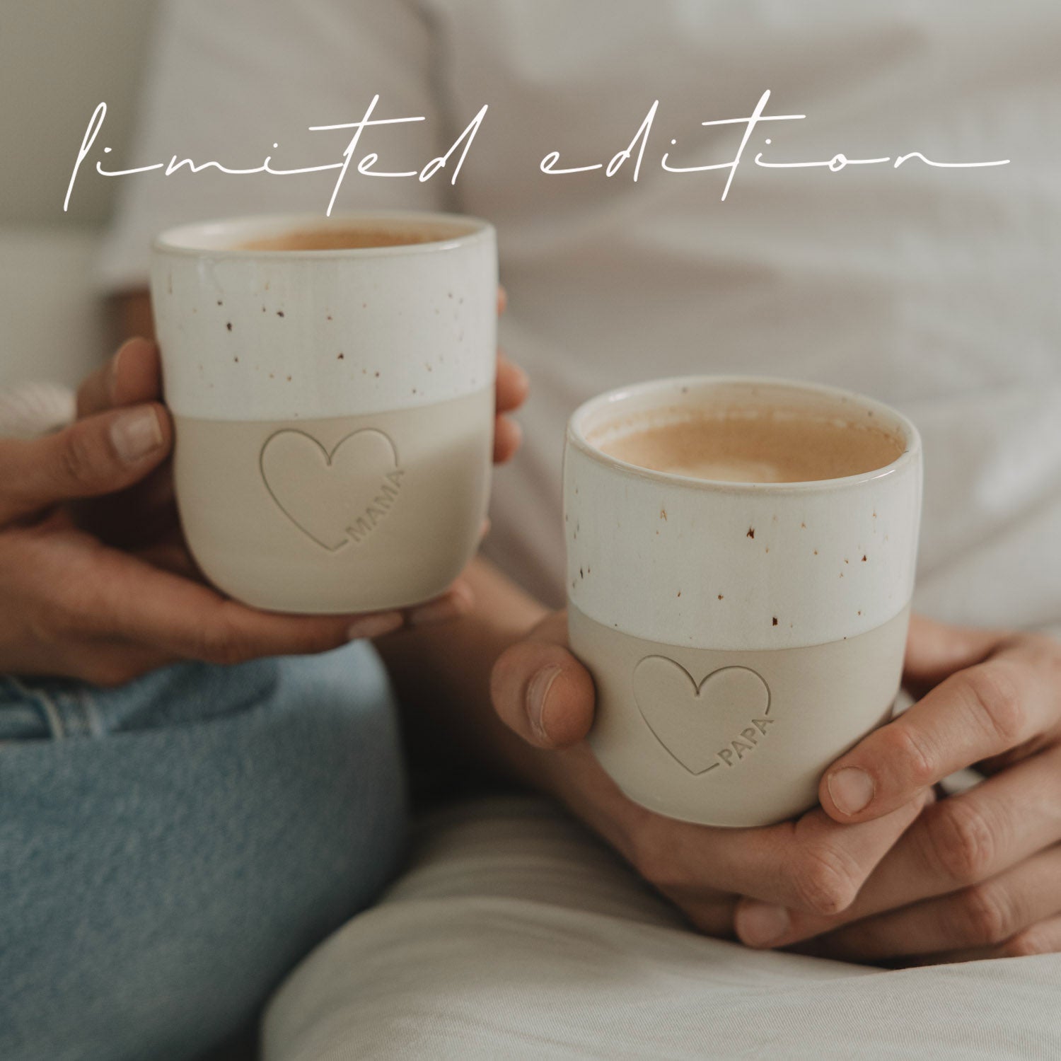 Kaffeebecher Großes Herz Mama - limited edition