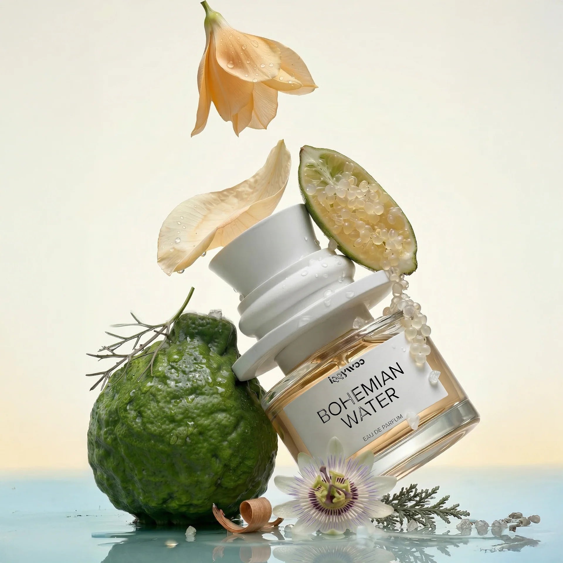 Solarer Citrusduft mit Bergamotte, Neroli und salzigen Noten von Iggywoo.