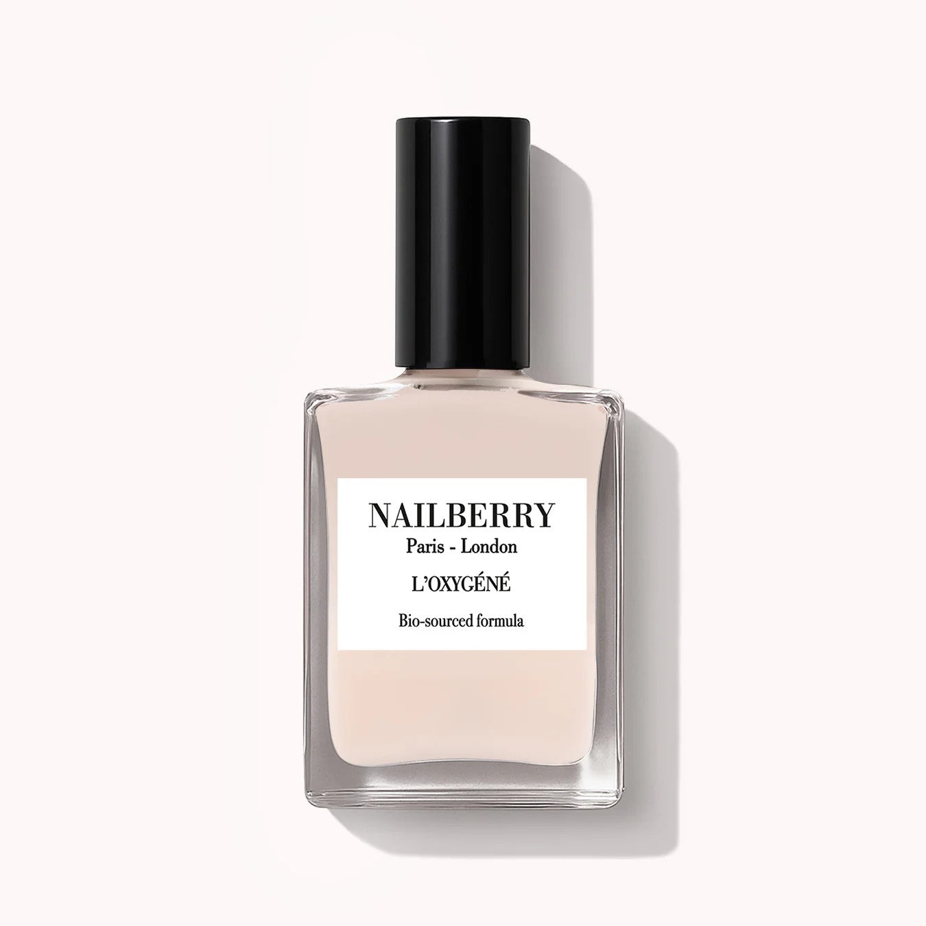 L'Oxygéné Nailberry Nagellack "On Cloud Nine" - milchiger, cremiger Weißton