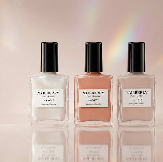 L'Oxygéné Nailberry Nagellack "On Cloud Nine" - milchiger, cremiger Weißton