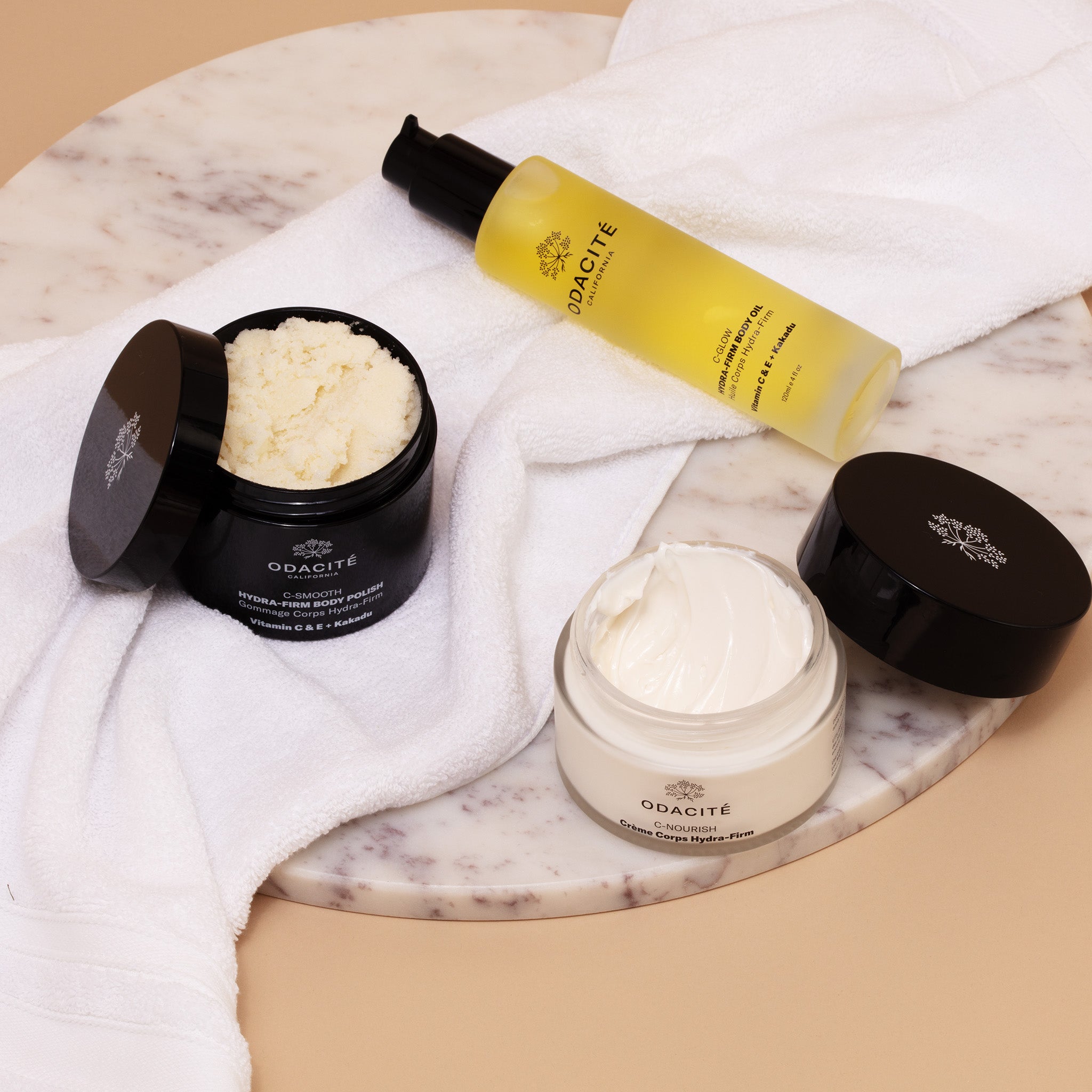 C-Nourish HYDRA-FIRM BODY CREAM - ODACITÉ - Körpercreme mit Vitamin C & E + Kakadu Plum