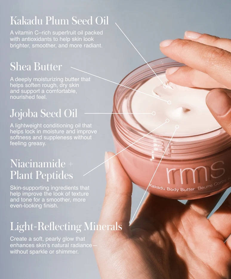 RMS Beauty Körperbutter mit Kakadu-Pflaumenkernnöl und Sheabutter