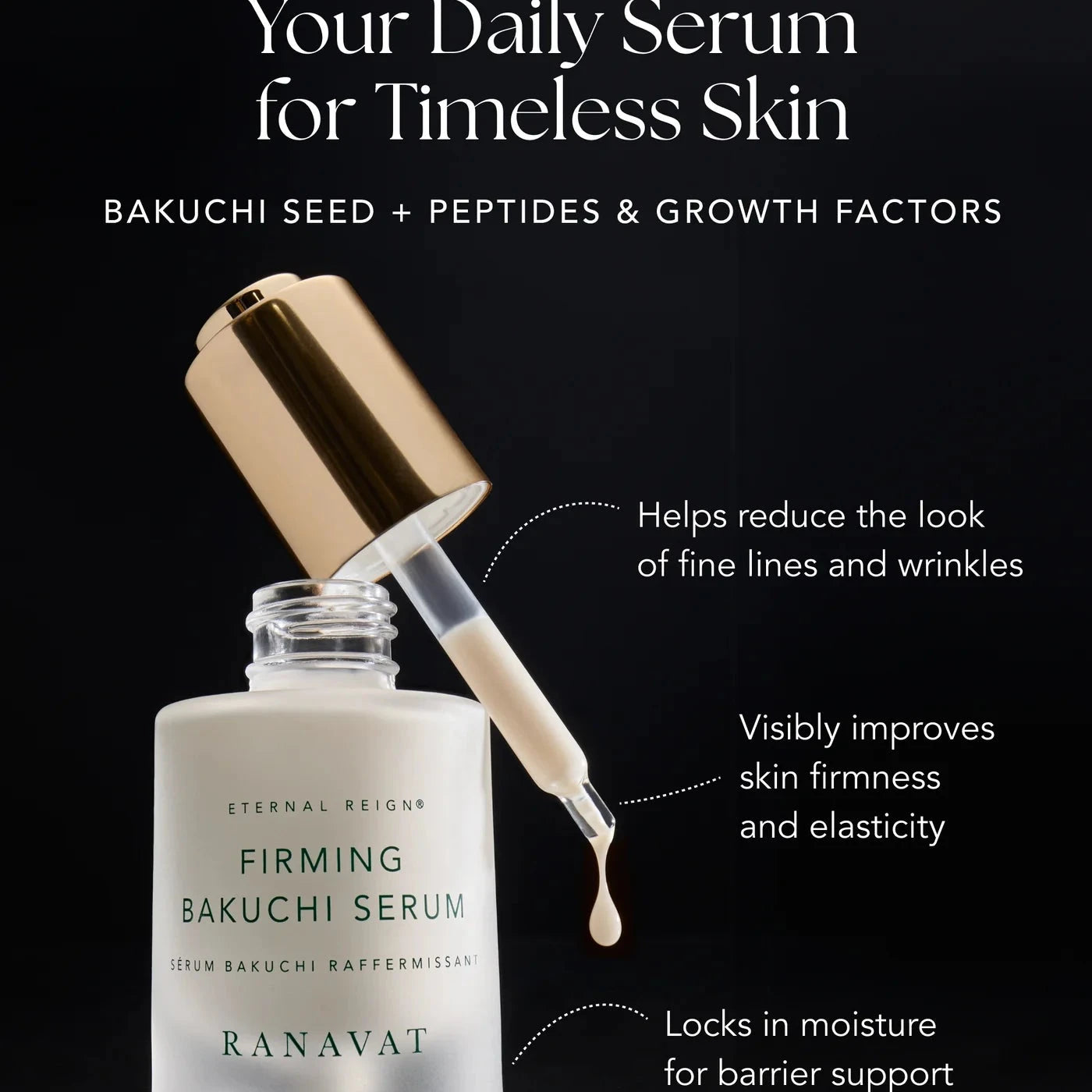 Natürliches Retinol-Alternativserum von Ranavat für empfindliche Haut
Gesichtsserum von Ranavat mit Bakuchi