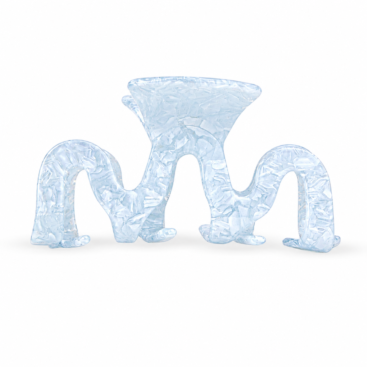 Haarklammer "Grand Wave Ice Turquoise"