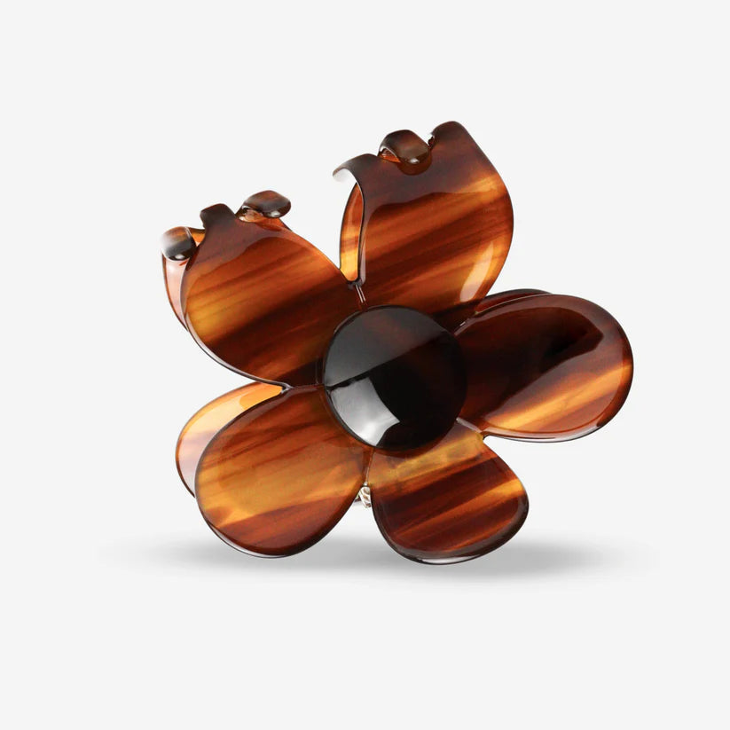 SASSTIE Bloom Mocha Hair Clip als modischer Eyecatcher
