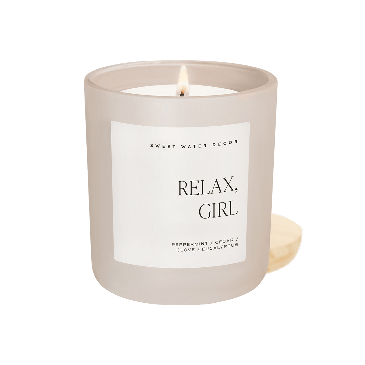 Sojawachskerze "RELAX, GIRL" - SWEET WATER DECOR