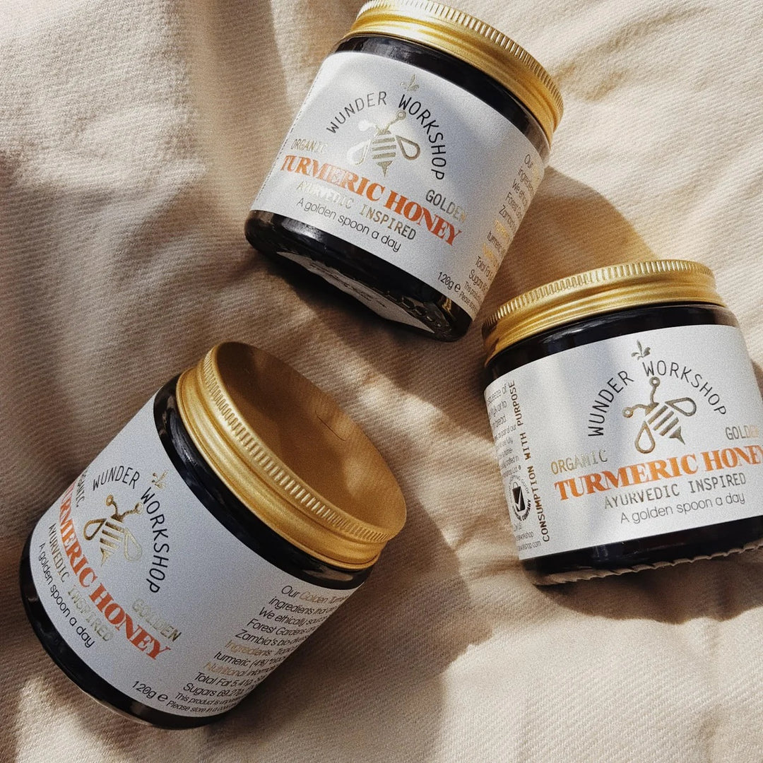Organic Golden Tumeric Honey - Bio Kurkuma-Honig North Glow