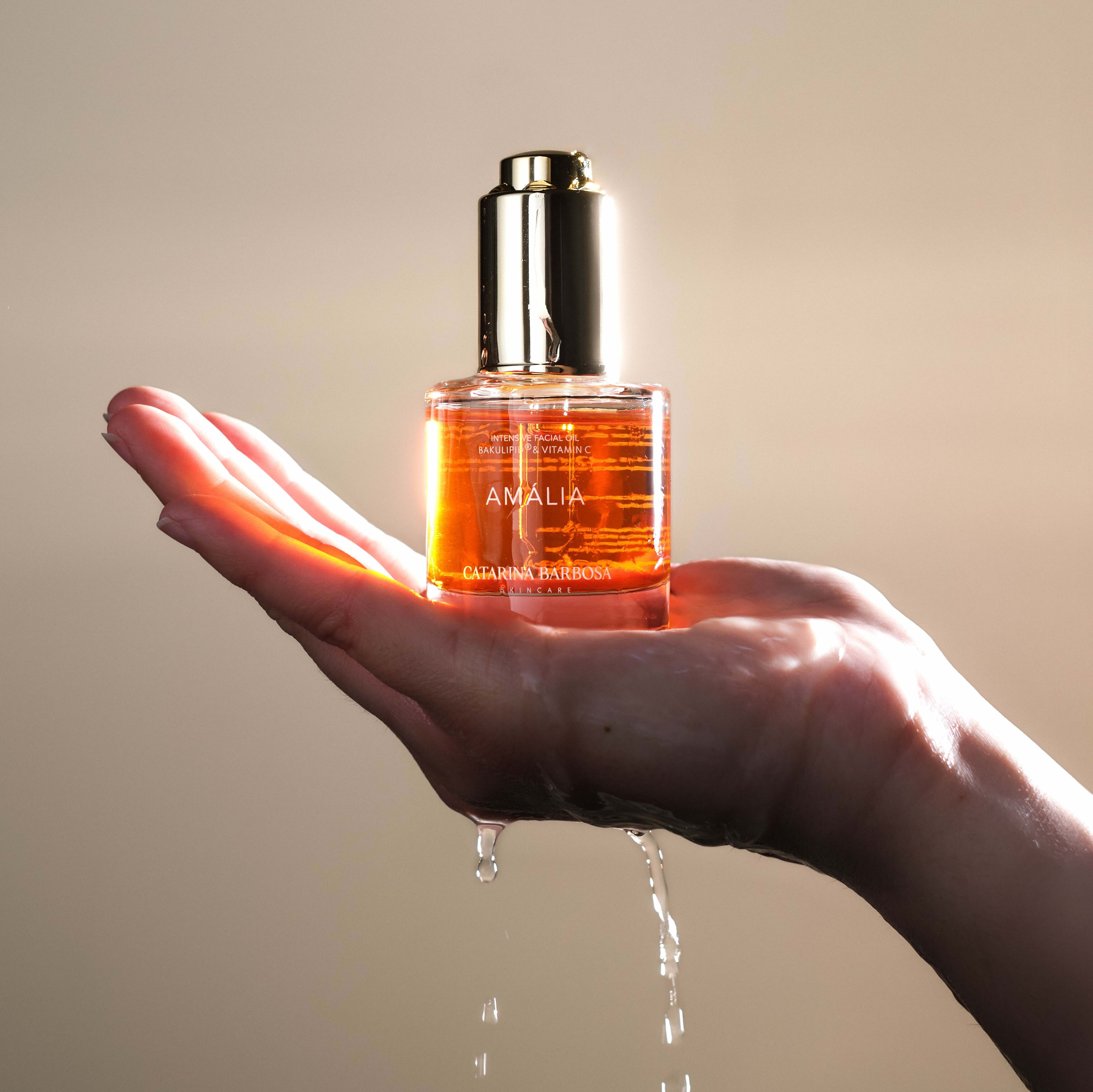 AMÁLIA Gesichtsöl – Luxuriöses Anti-Aging-Öl mit Bakuchiol & kostbaren Superölen