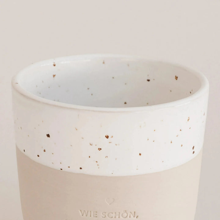 Nahaufnahme Becher von Eulenschnitt.