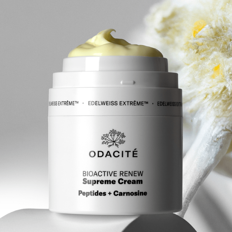 BIOACTIVE RENEW Supreme Cream Edelweiss Extrême® Peptides + Carnosine - ODACITÉ