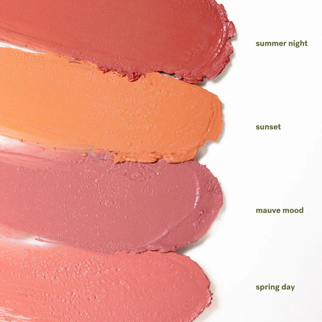 Farbtöne der Blush Balms von PURE U. Cosmetics.