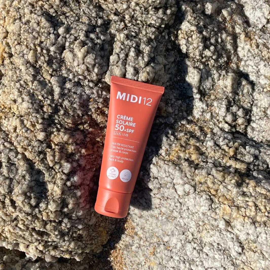 Sonnencreme SPF 50+ Gesicht und Körper transparenter Sonnenschutz
Midi12