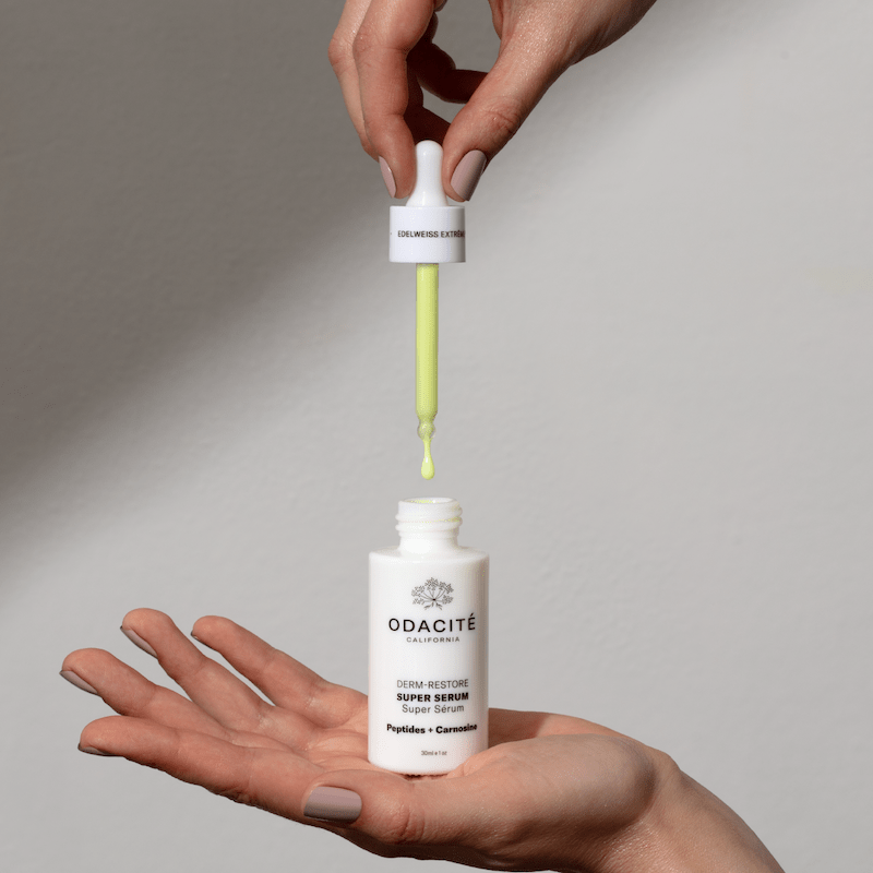 DERM-RESTORE Super Serum Edelweiss Extrême® mit Peptiden + Carnosine von ODACITÉ