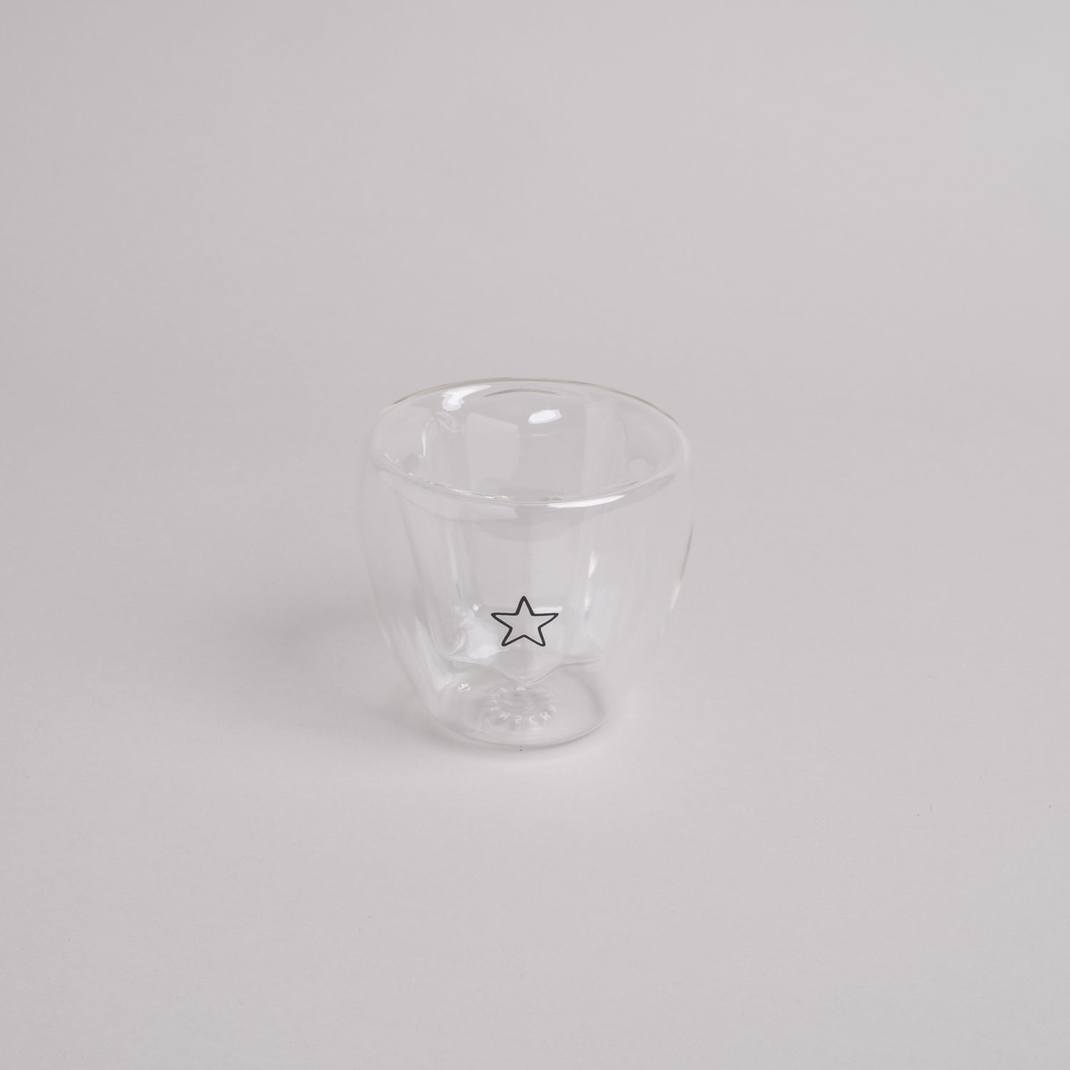 Doppelwandiges Glas STERN - Eulenschnitt sternförmiges Kaffe- und Teeglas