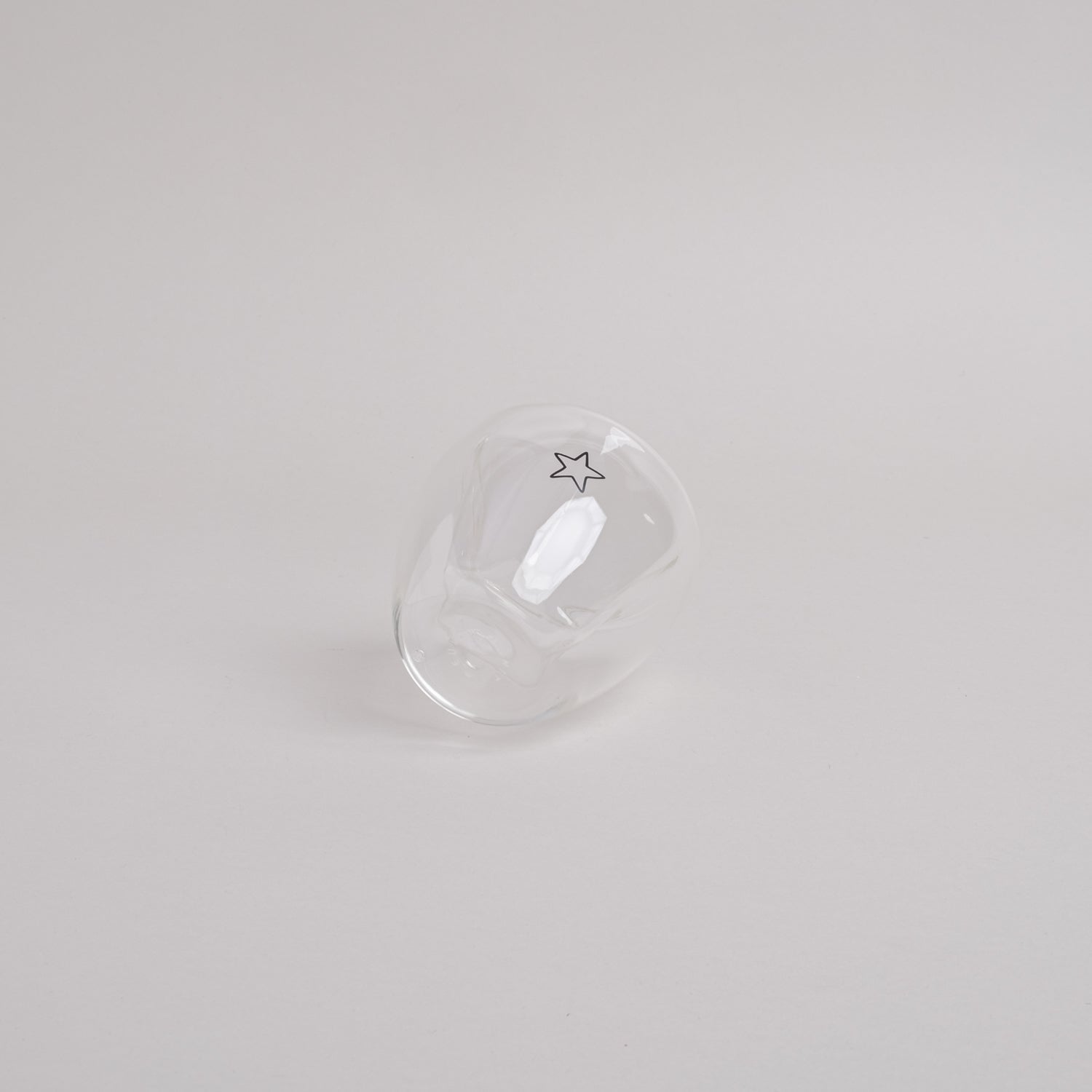 Doppelwandiges Glas STERN - Eulenschnitt sternförmiges Kaffe- und Teeglas