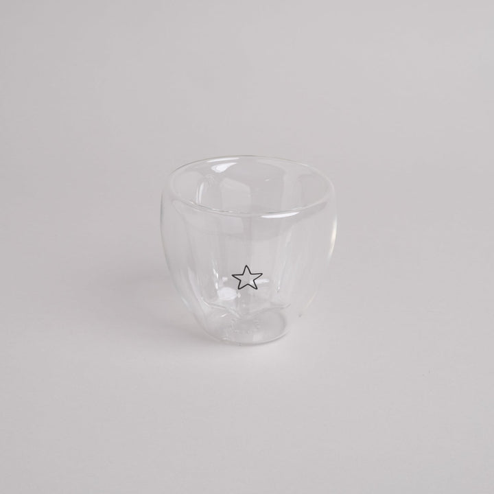 Doppelwandiges Glas STERN - Eulenschnitt sternförmiges Kaffe- und Teeglas