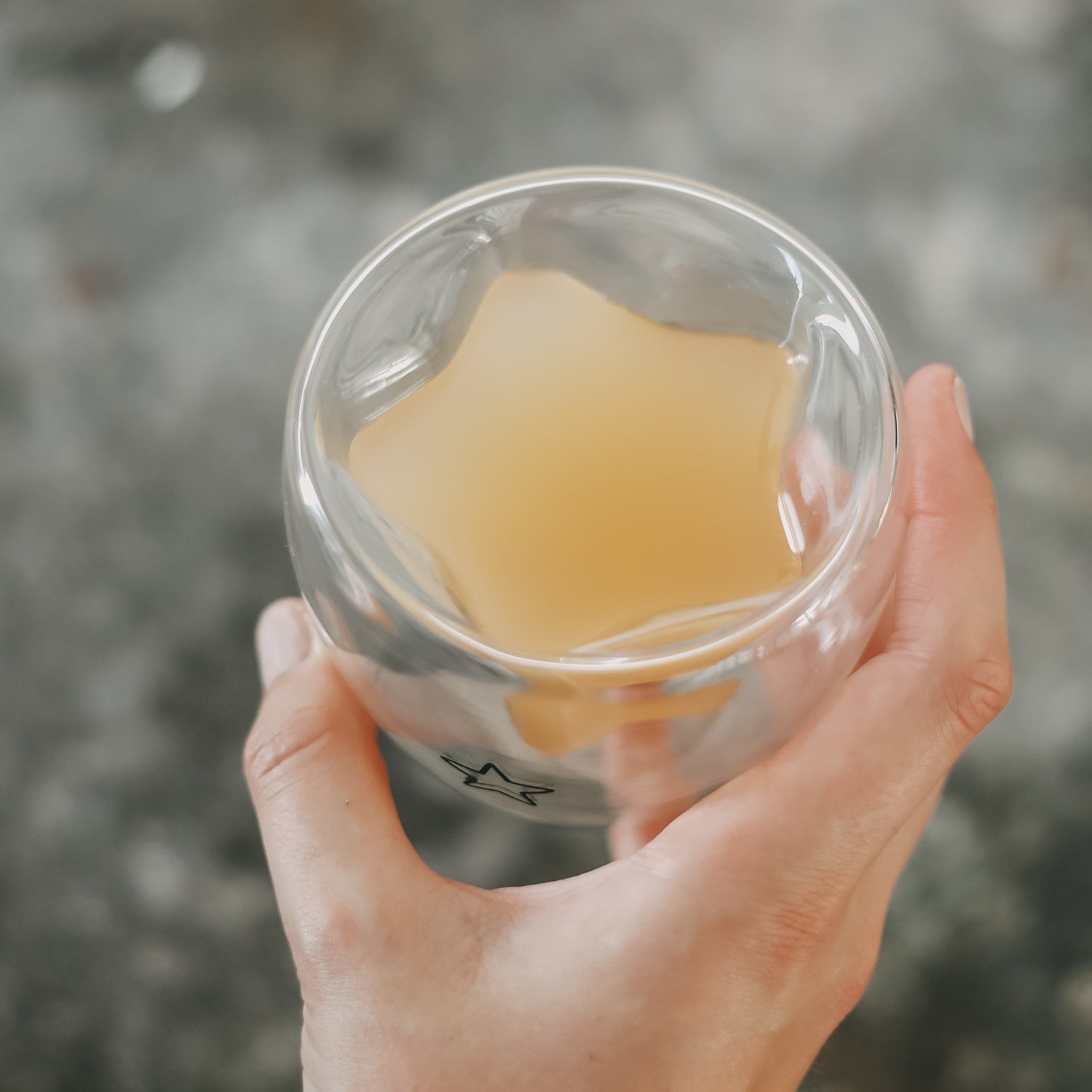 Doppelwandiges Glas STERN - Eulenschnitt sternförmiges Kaffe- und Teeglas