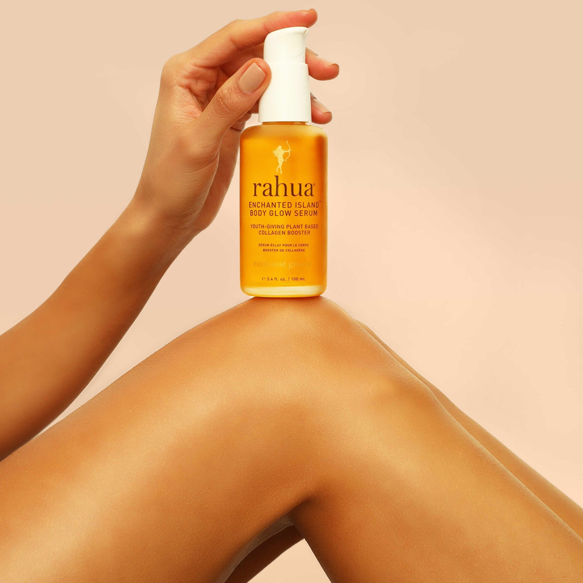 Rahua Enchanted Island Body Glow Serum – goldenes Körperöl-Serum