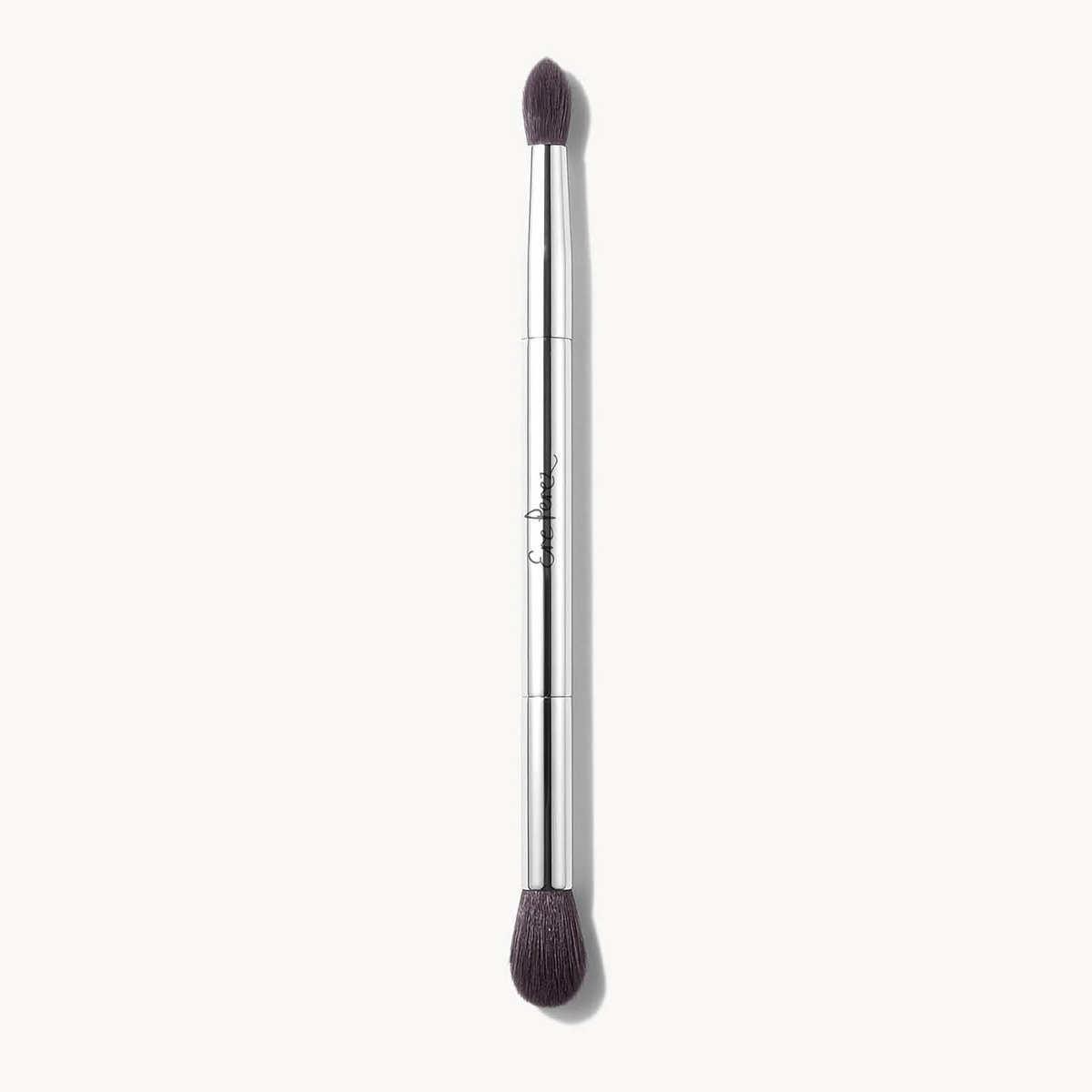 Ere Perez Eco Vegan Eye Duo Brush – doppelseitiger Lidschattenpinsel mit Aluminiumgriff