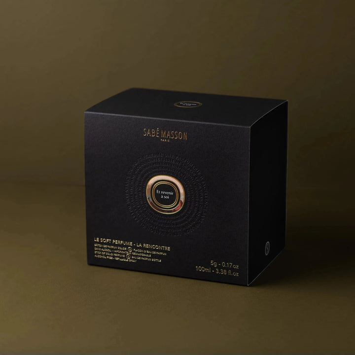 Et revenir à soi La Rencontre Set – SABÉ MASSON Soft Perfume Stick & Liquid Perfume in nachhaltiger Geschenkverpackung