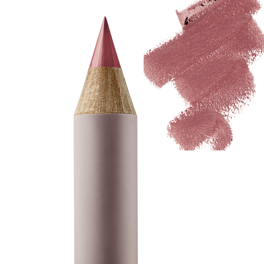 Manasi 7 Kajalstift Eye und Lip Definer Yokan in Nahaufnahme mit Farb- und Texturbeispiel vor weißem Hintergrund.