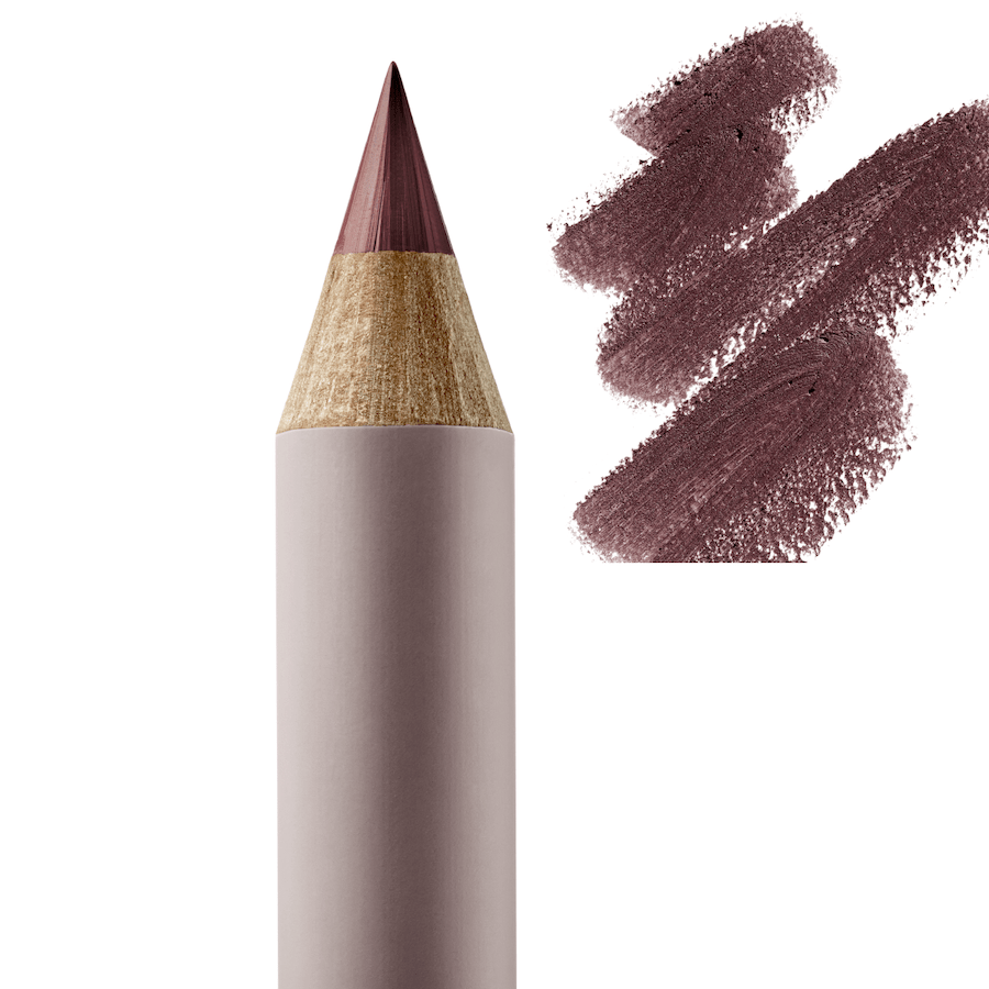 Manasi 7 Kajalstift Eye und Lip Definer Yubari in Nahaufnahme mit Farb- und Texturbeispiel vor weißem Hintergrund.