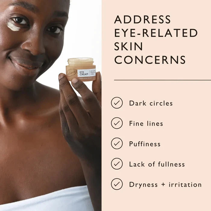 Anwendung der UpCircle Eye Cream – natürliche Pflege gegen Schwellungen und Augenringe North Glow