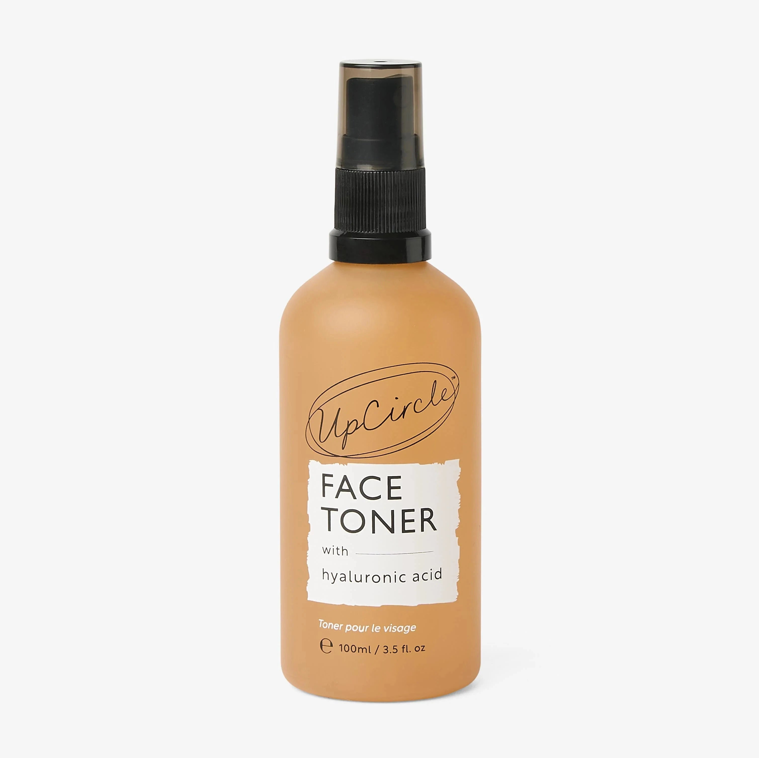 UpCircle Hydrating Face Toner mit Hyaluronsäure, Kamille & grünem Mandarinenwasser im Glasflakon