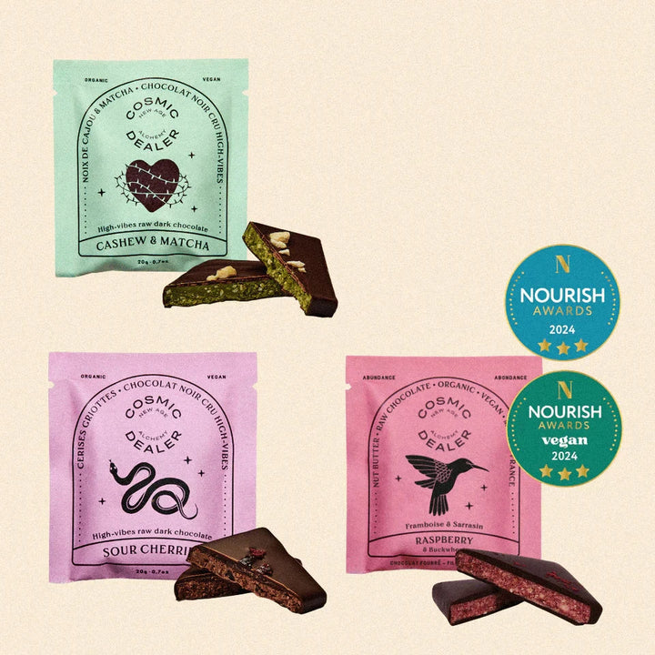 BOX of 20 - Botanical Box - 20 Mini Chocolates - COSMIC DEALER Gift Box