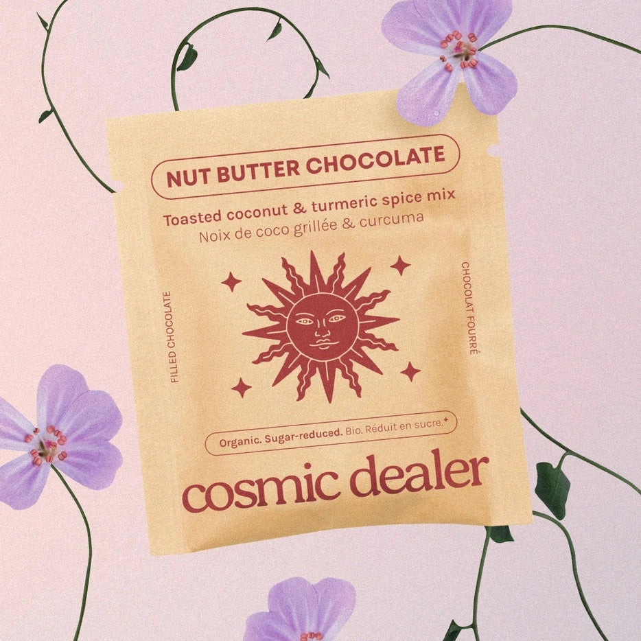 Teil der Cosmic Dealer Valentinstag Geschenkbox ist die Sorte:Toasted Coconut & Tumeric spice Mix