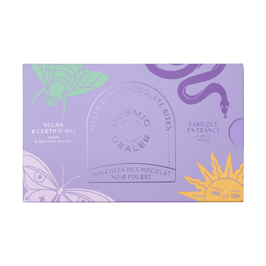 Box of 14 - HIGH VIBES BOX - 14 Mini Chocolate Gift Set - COSMIC DEALER North Glow