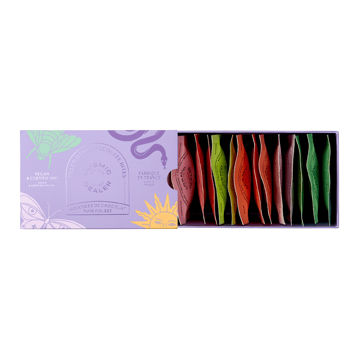 Box of 14 - HIGH VIBES BOX - 14 Mini Chocolate Gift Set - COSMIC DEALER