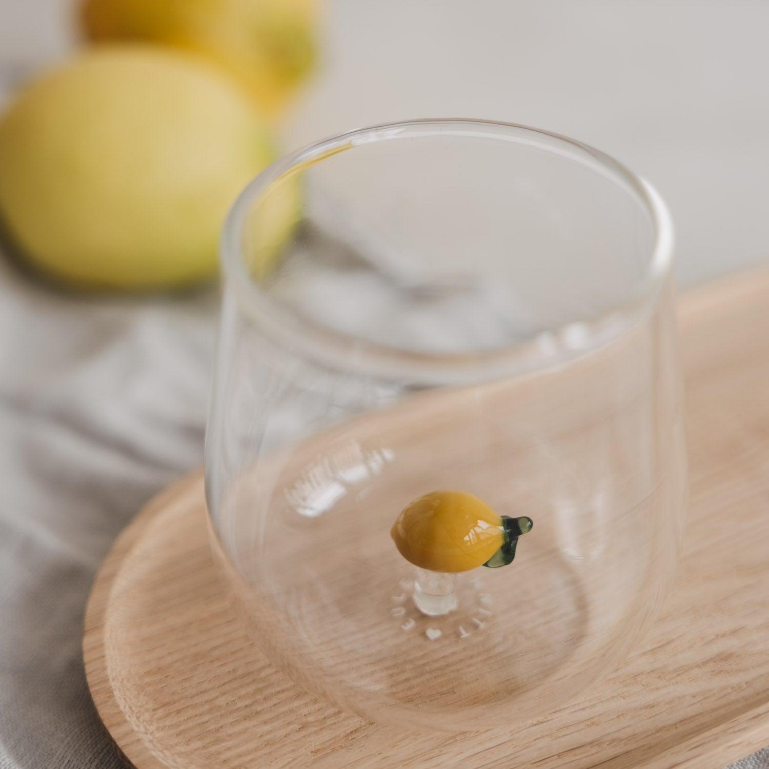 Drinking glass DAISY - owl cut