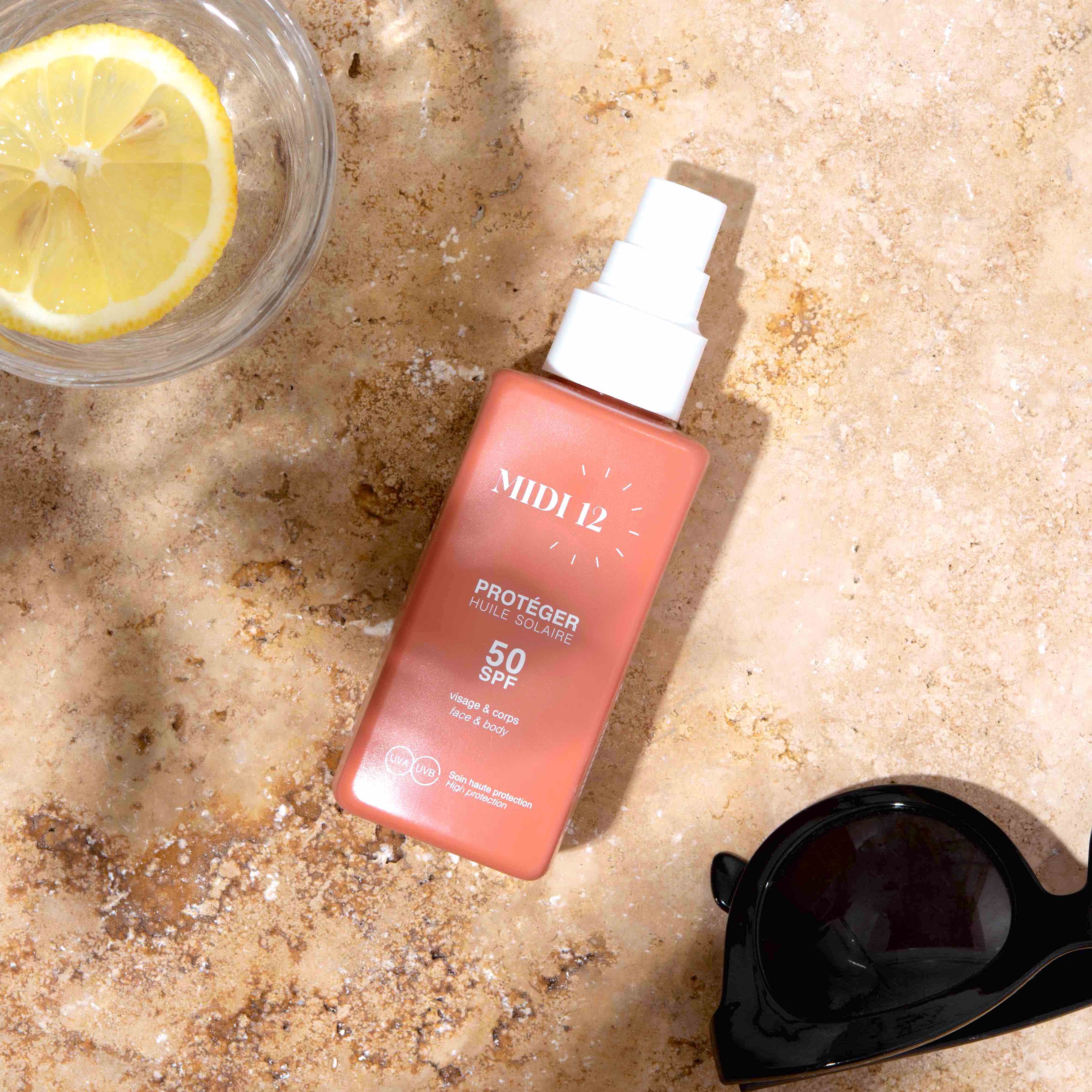 Huile Protéger/Solaire SPF 50 - Trockenöl zum Sprühen mit LSF 50