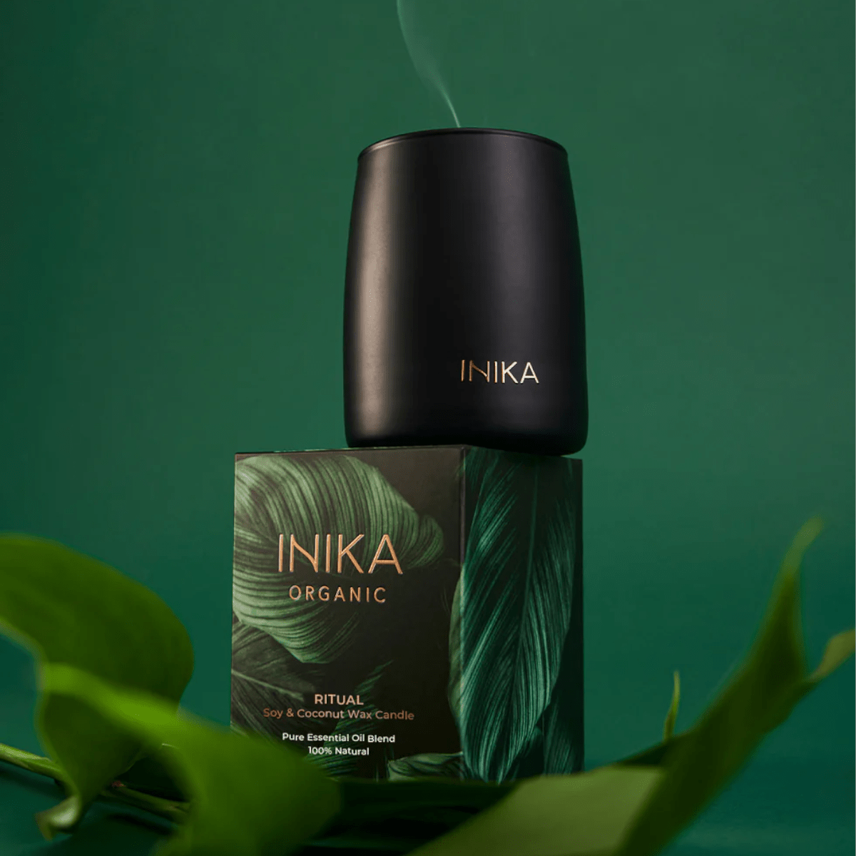 INIKA Bio-Ritualkerze aus Soja und Kokosnuss