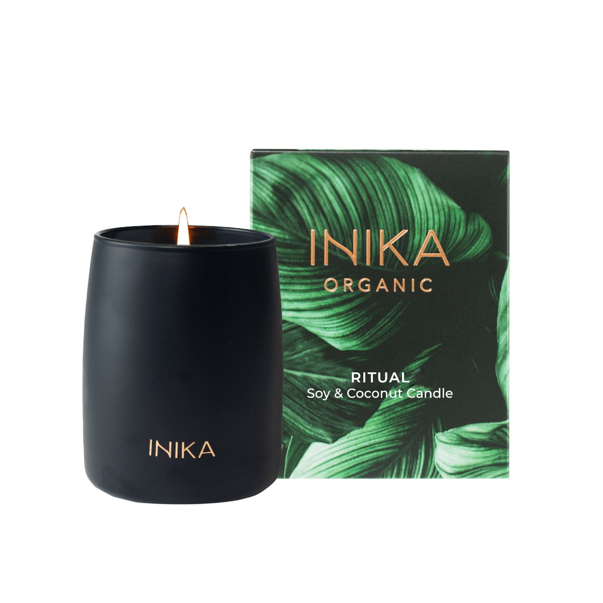 INIKA Bio-Ritualkerze aus Soja und Kokosnuss