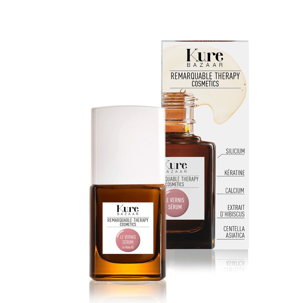 LE VERNIS SÈRUM Le Rose 02 | KURE BAZAAR - Serum-Nagellack