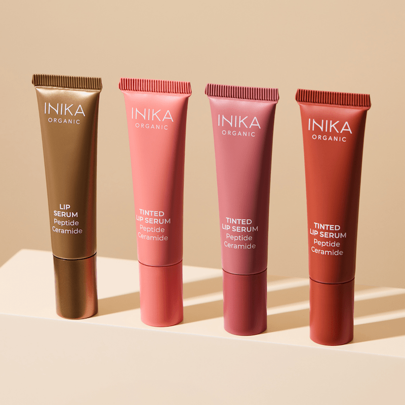 Lip Serum mit Peptiden & Ceramiden – Transparent oder Getönt von INIKA Organic