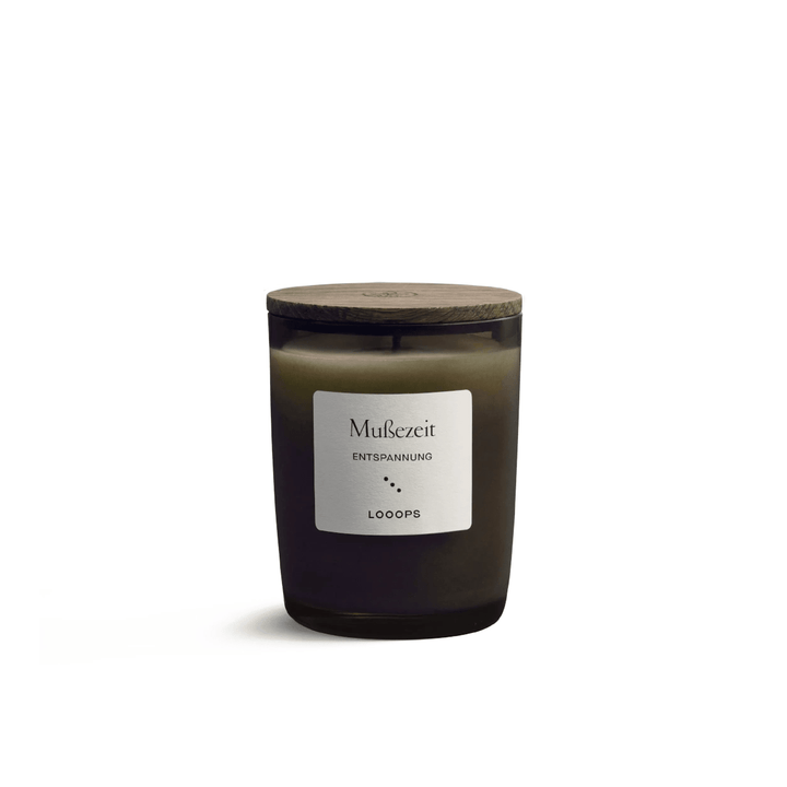 LOOOPS Candle "Leisure Time" - Soy wax candle with gentle essential oils