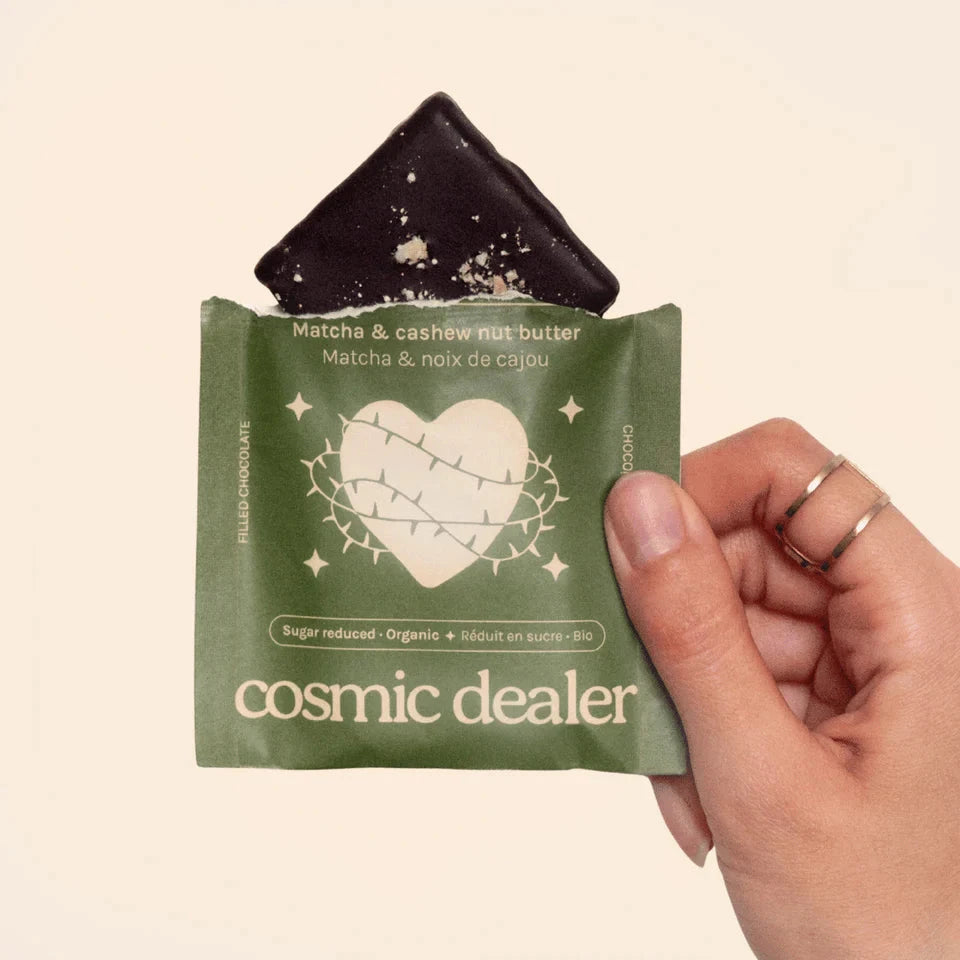 MATCHA & CASHEW BUTTER 4er Box Chakra Schokolade COSMIC DEALER