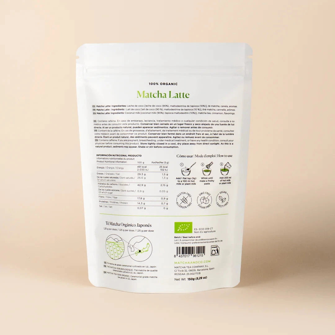 Bio-Matcha aus Japan als Zutat für Matcha Latte von Matcha & Co