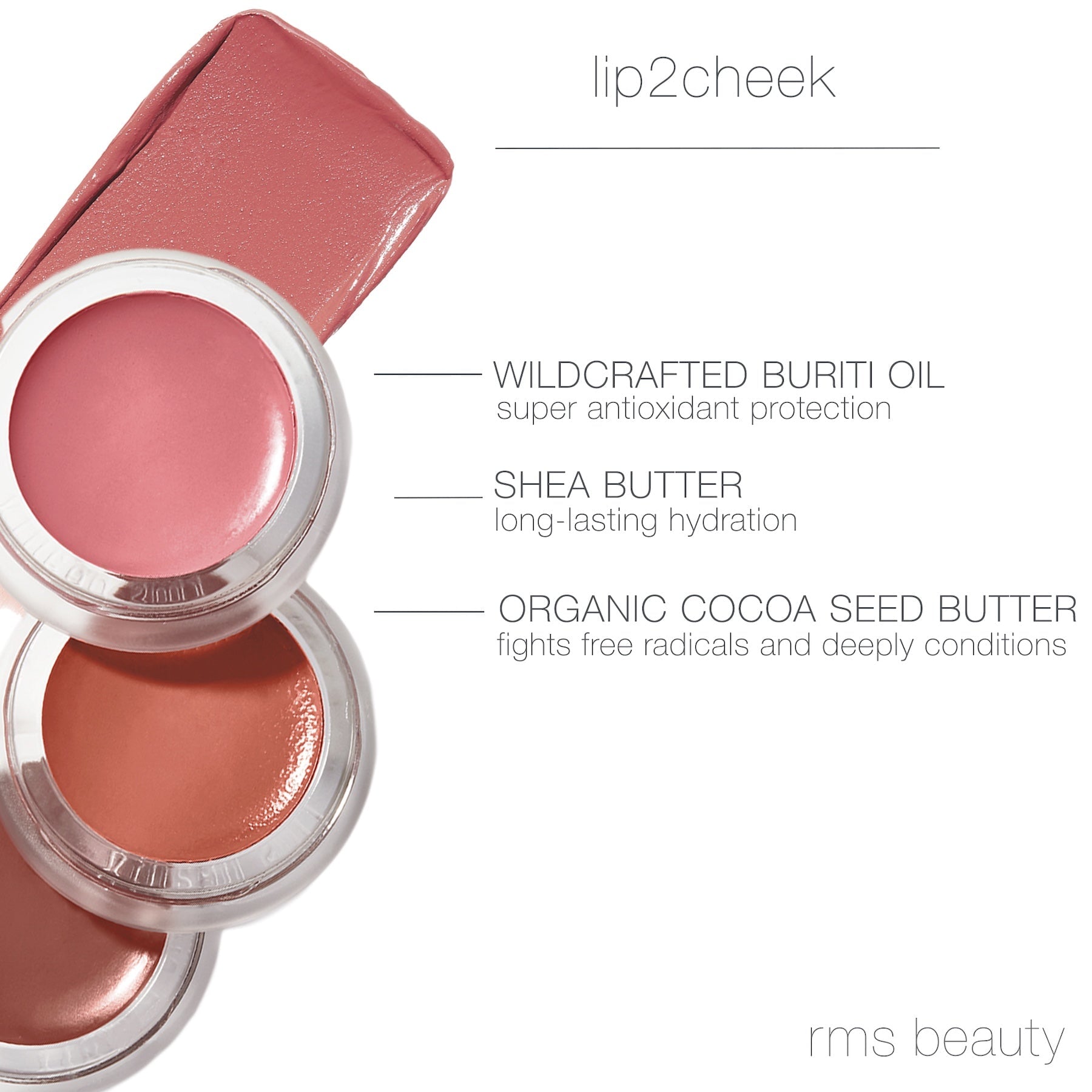 New color: CRYSTAL SLIPPER - Lip2Cheek RMS Beauty