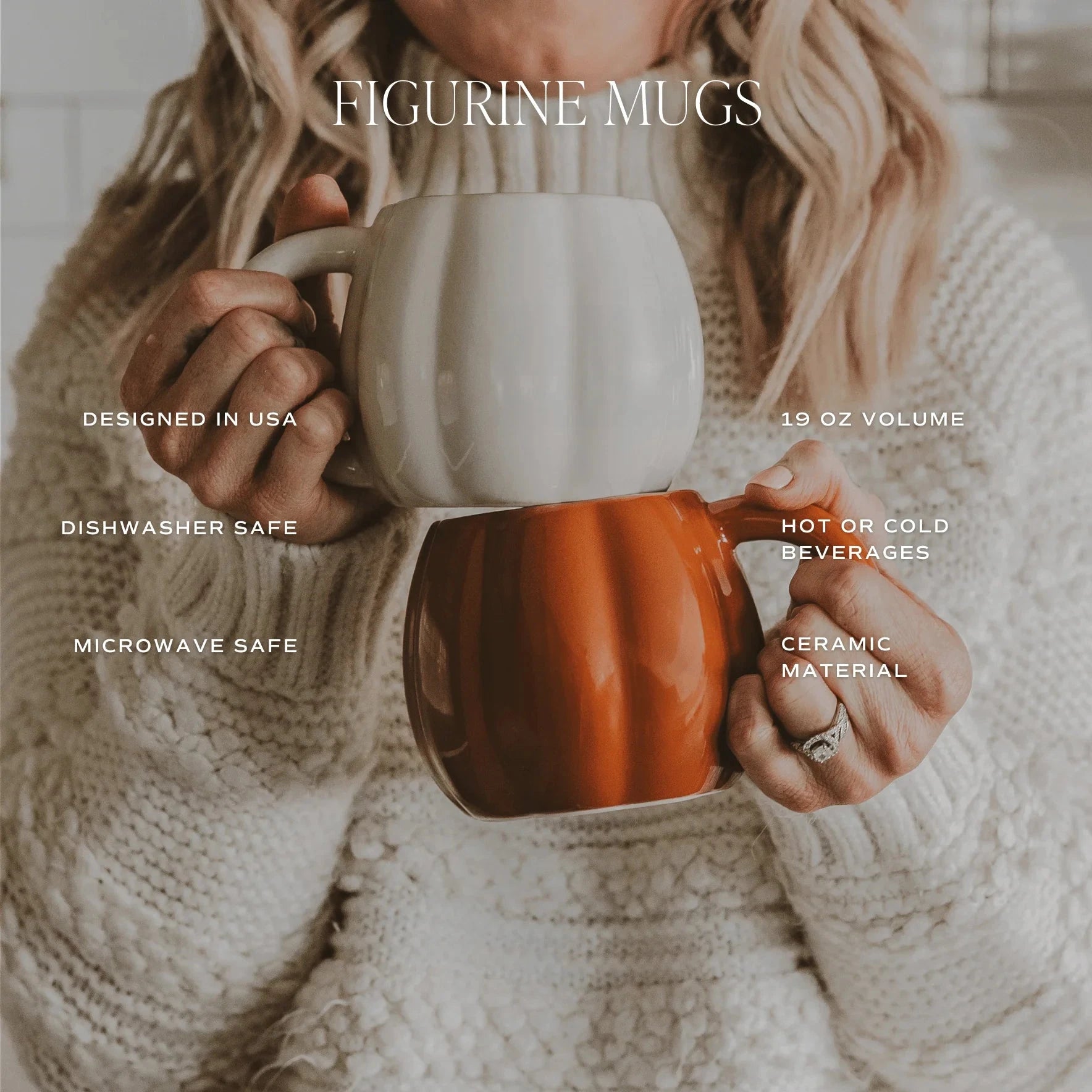 Kaffeebecher in Kürbisform von Sweet Water Decor – das ideale Herbstgeschenk für Kaffeeliebhaber